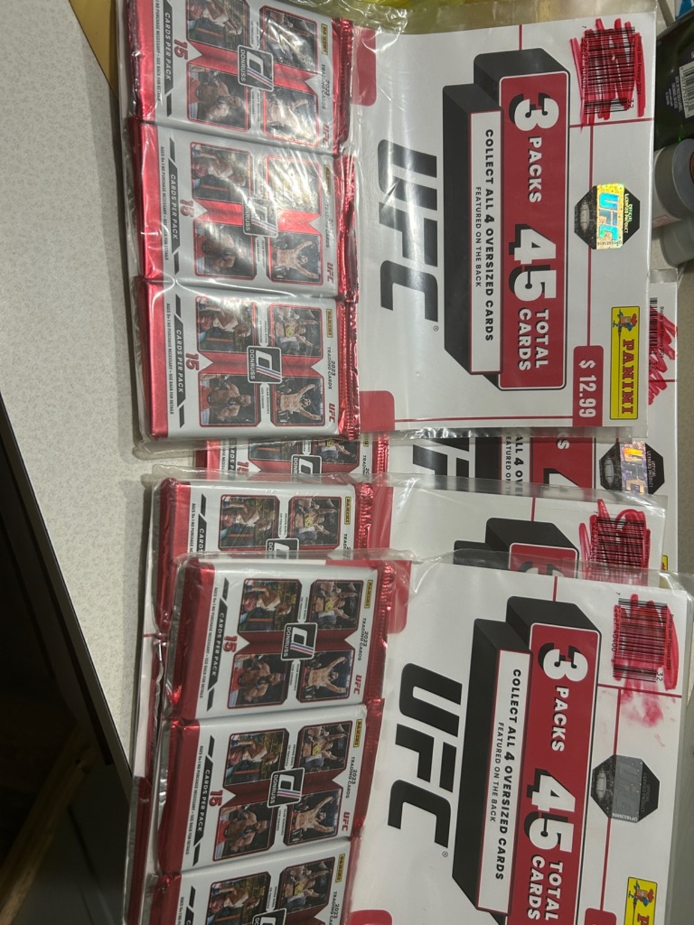 Panini UFC Donruss 3-Pack Set - Red, White